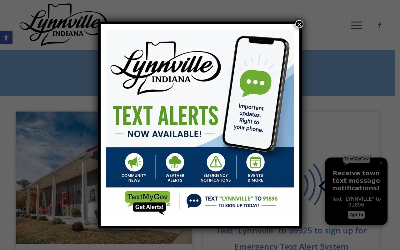 Lynnville Town Hall contact, hours, and meeting information